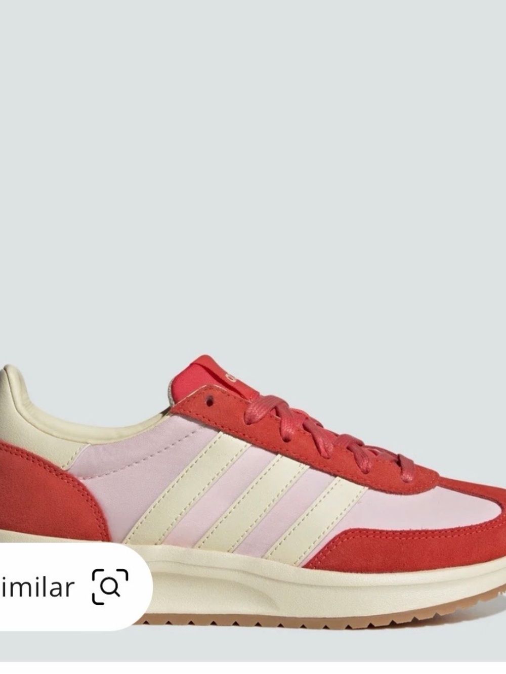 adidas Women's Run 70s 2.0 Sneakers in Red, Pink, Cream 8.5